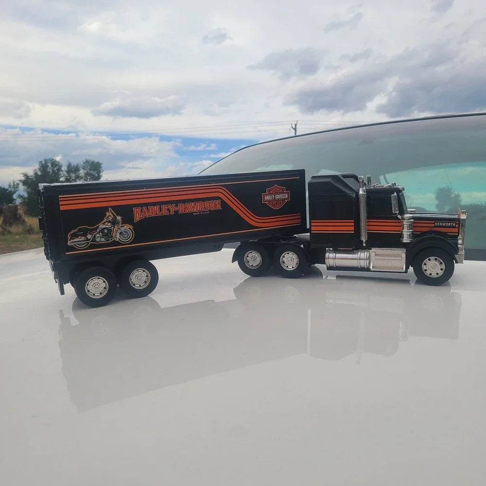 Buddy L Kenworth Sonic Hauler Harley-Davidson Semi Truck Toy Kids 21in 1999
